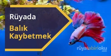 Rüyada Balık Kaybetmek
